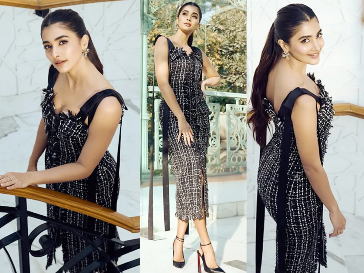 Pooja Hegde Unmissable Elegance Shines In A Black Outfit