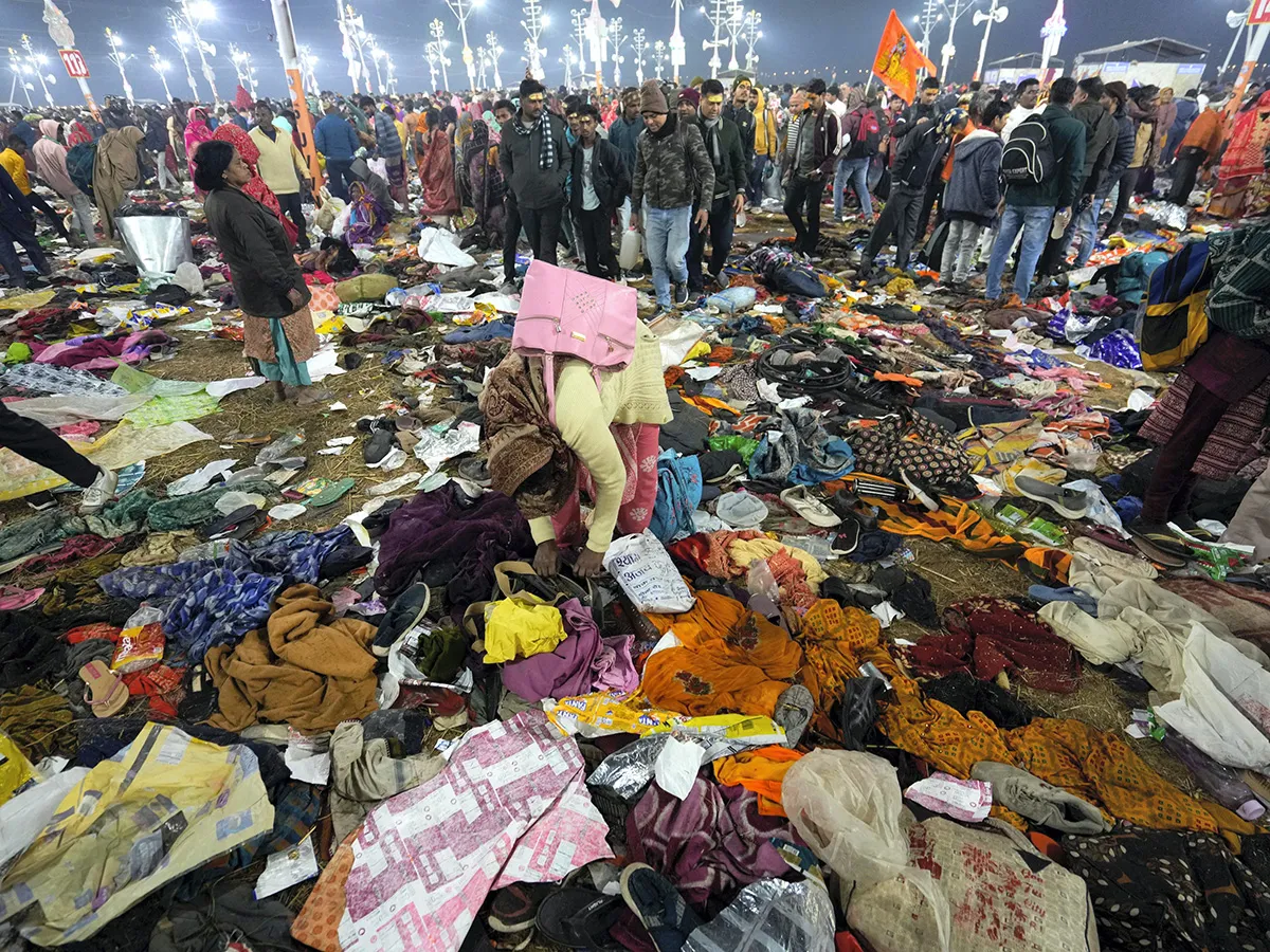 Maha Kumbh stampede Live updates Photos