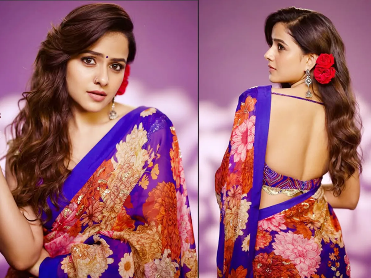 Vaishnavi Chaitanya dazzles in a classic saree