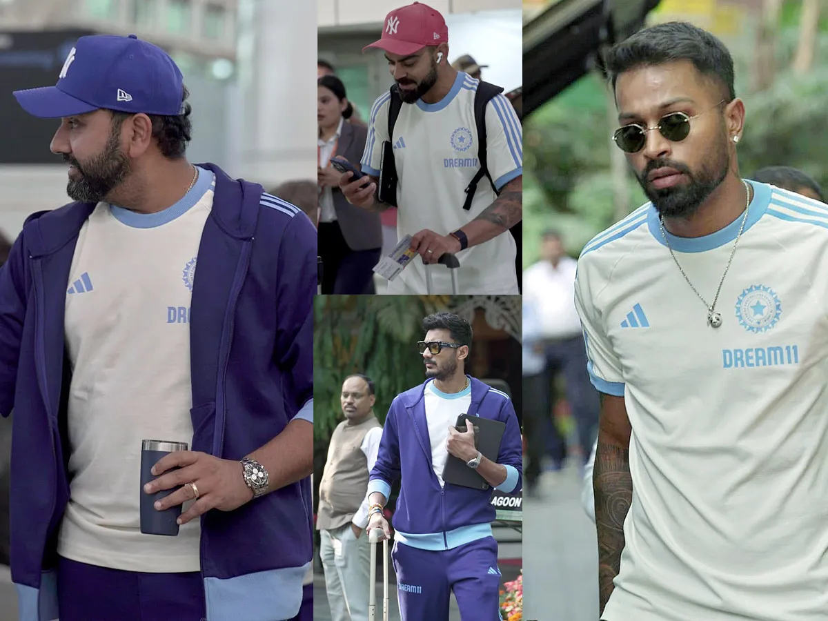 IND vs ENG: Team India Arrives in Ahmedabad for 3rd ODI Photos