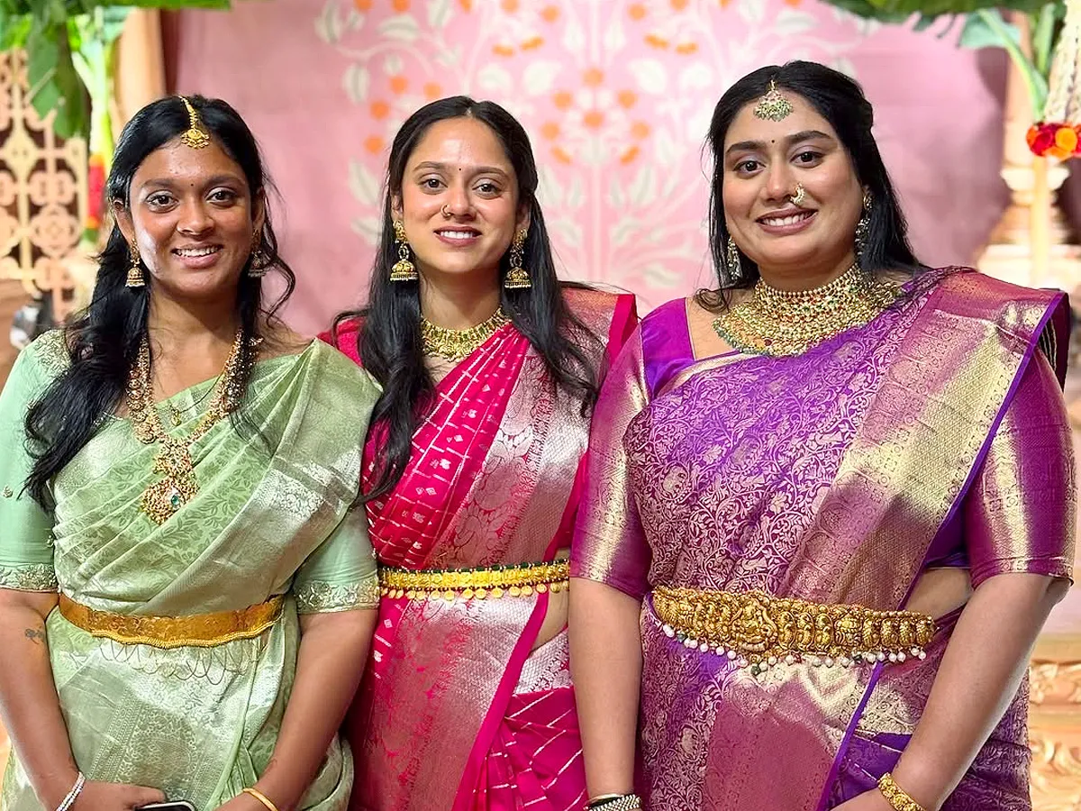 Tollywood Hero Prabhas Sisters Attend Family Marriage Function Photos