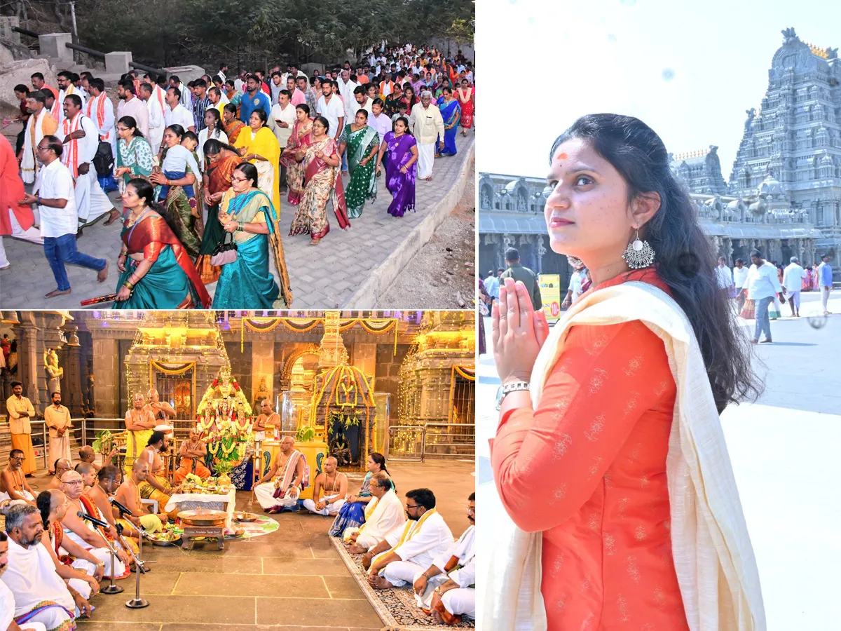 Giri Pradakshina in Yadagirigutta Temple Photos