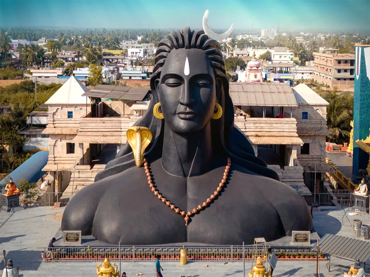 The largest Adi Yogi statue Dwarapudi East Godavari district