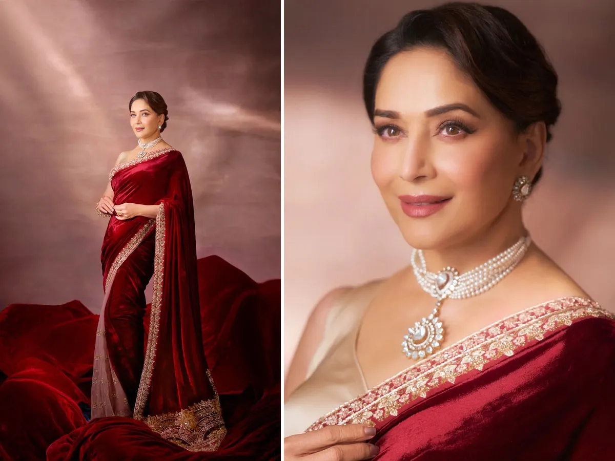 Madhuri Dixit Stunning Look As Young For Photo Shoot