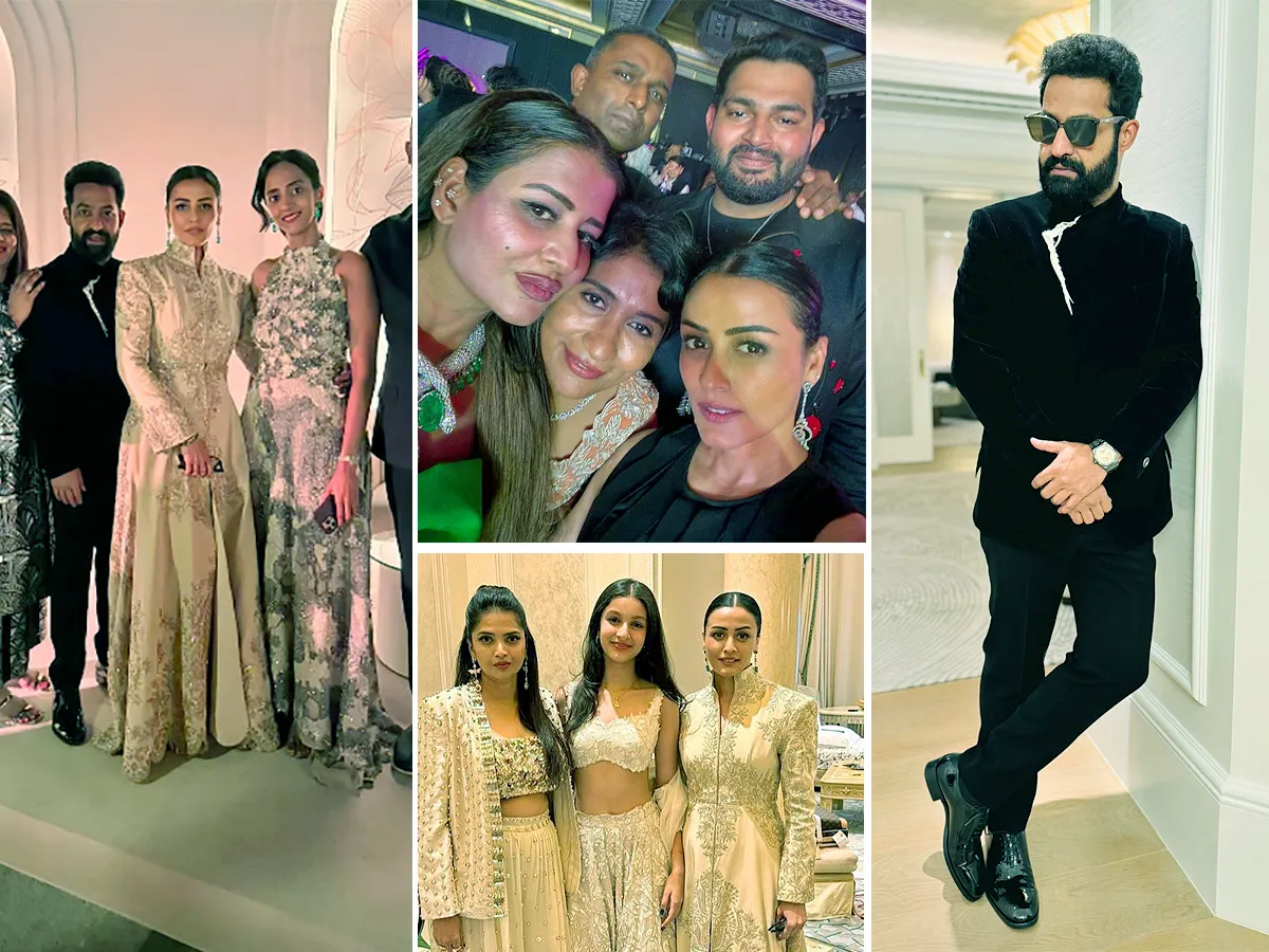 Jr NTR, Lakshmi Pranathi and Namrata Shirodkar shine in Dubai Photos