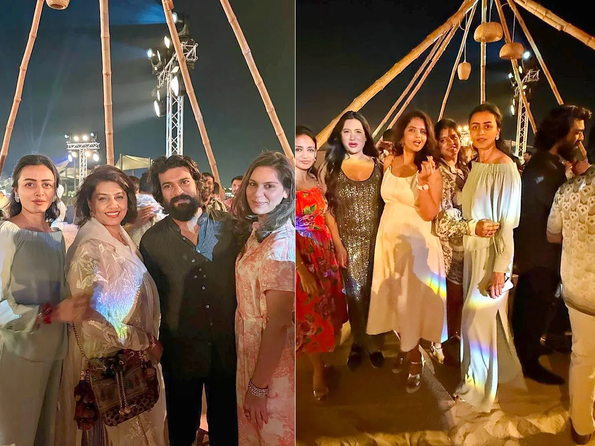 Namrata Shirodkar References RRR while posting pics with Ram Charan, Jr NTR from wedding in Abu Dhabi Photos