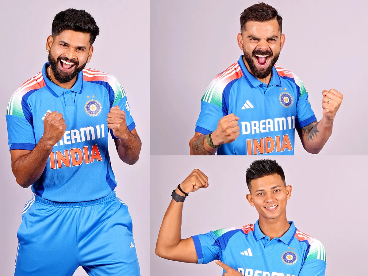 Check Out All New Team India Champions Trophy Jersey Photos