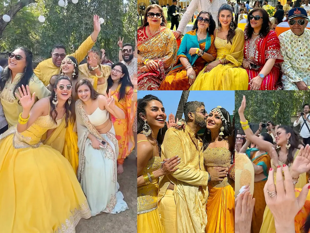 Actress Priyanka Chopra Enjoys brothers Haldi Ceremony Photos