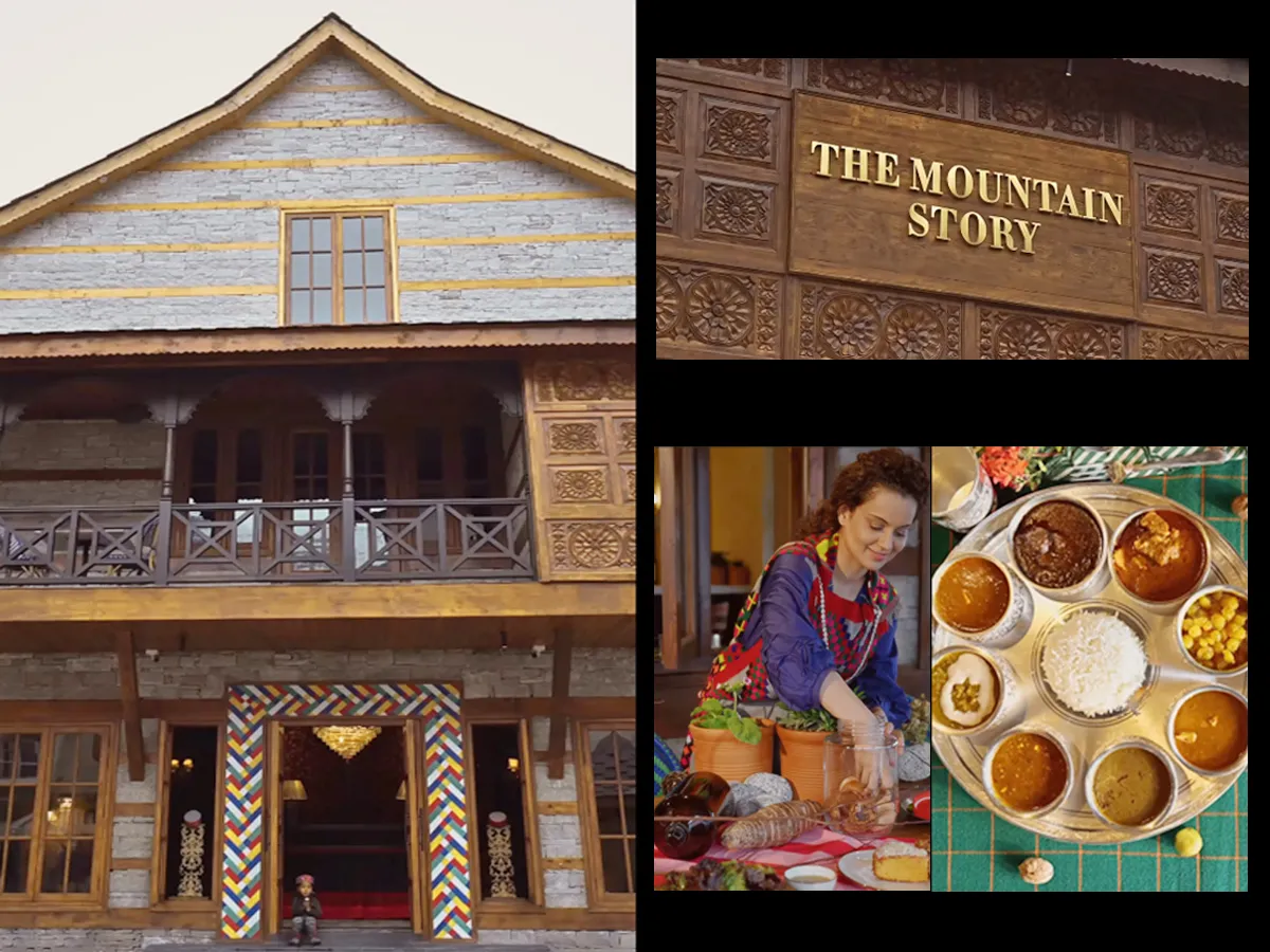 Kangana Ranaut The Mountain Story new restaurant photos in Manali