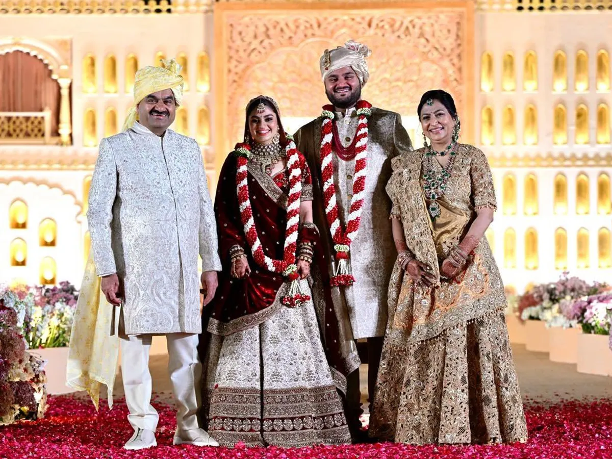 Gautam Adani Shares First Pics Of Son Jeet Adani, Diva Shahs Wedding Photos Viral