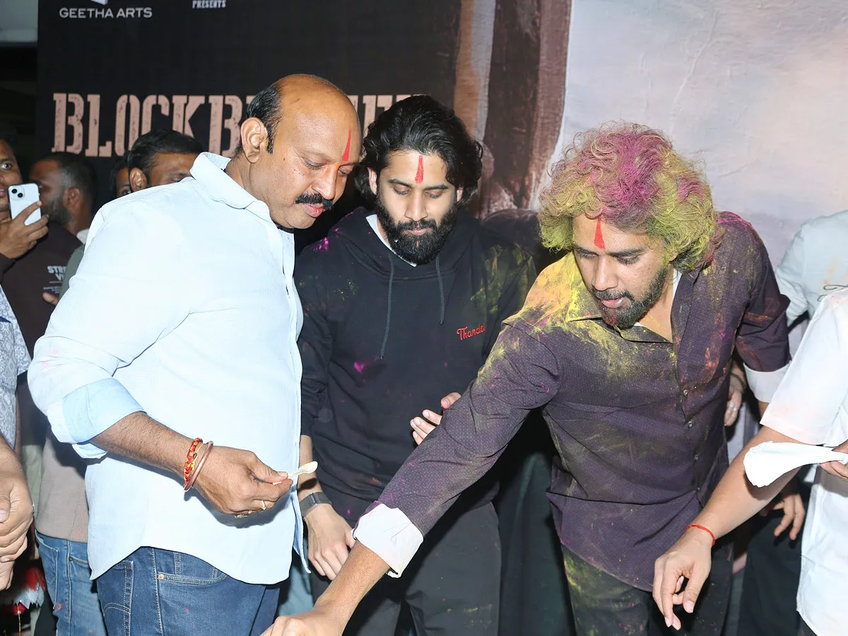 Hero Naga Chaitanya Thandel Success Celebrations Photos