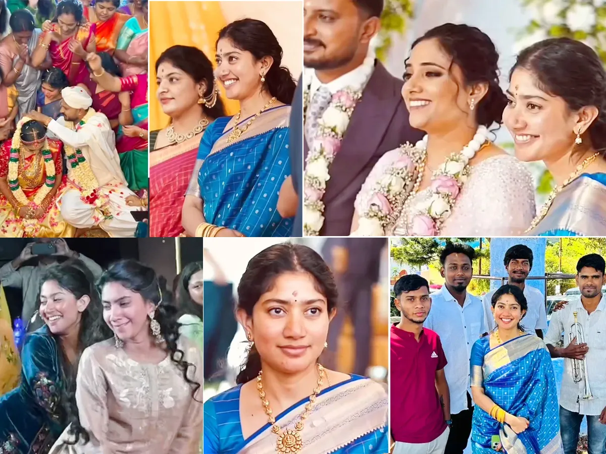 Actress Sai Pallavi Attends With sister Pooja Kannan At cousins wedding Photos 