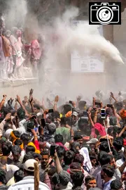 Photos Of Hindu devotees celebrate Holi With Bhasma In Varanasi2