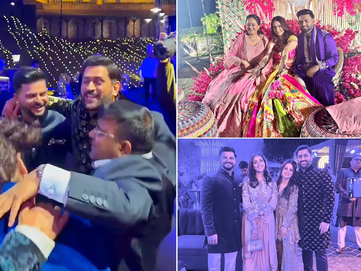 MS Dhoni at Sakshi Pant wedding photos goes viral