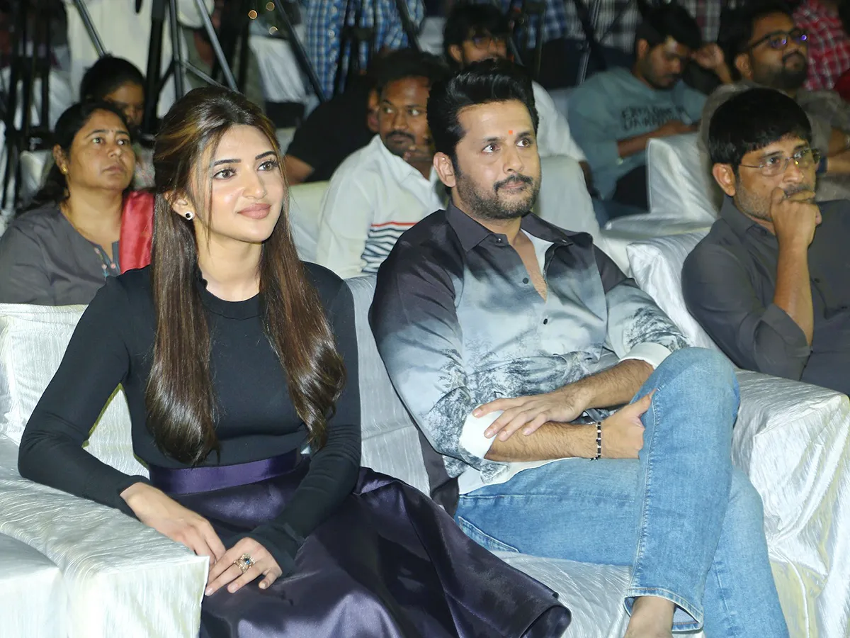 Nithiin Robinhood Movie Press Meet Photos