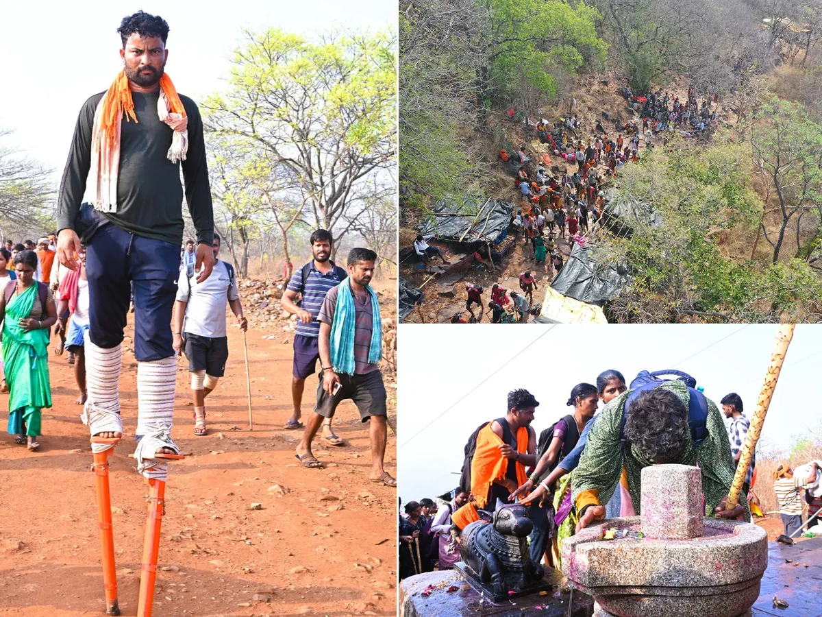 Srisailam: Thousands of devotees from Karnataka and Maharashtra